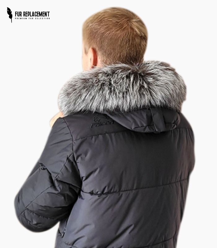 Home 29 Custom Silver Fox Fur Trim Hood Replacement Collar