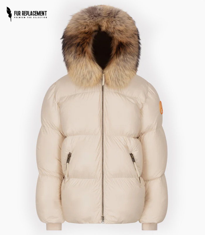 Home 36 DSQUARED Fur Trim Replacement Collar (Natural)