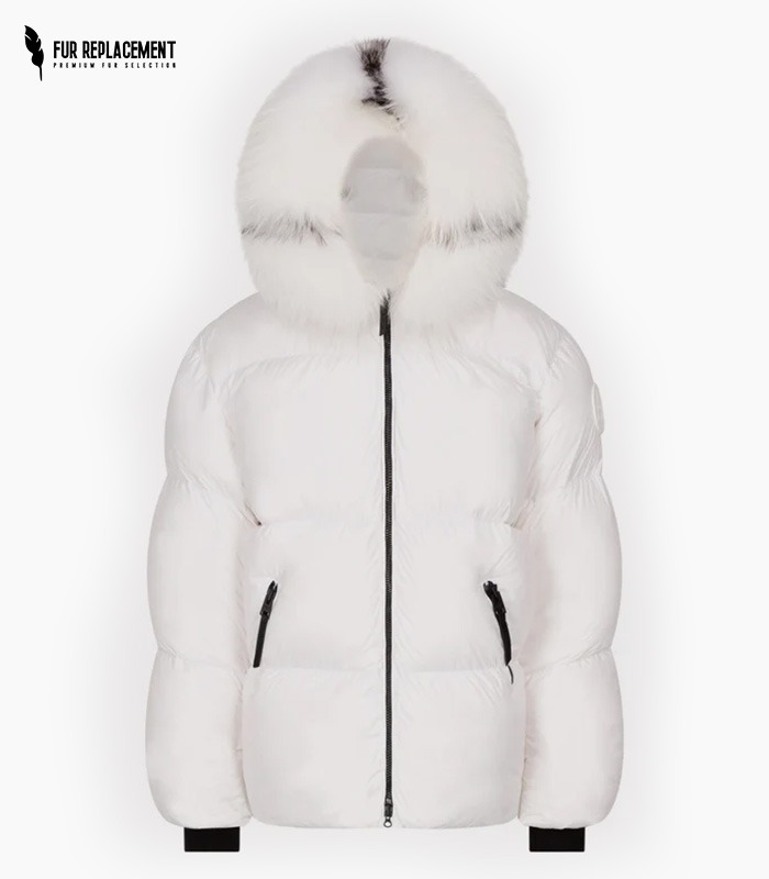 Home 34 DSQUARED Fur Trim Replacement Collar (Dyed White)