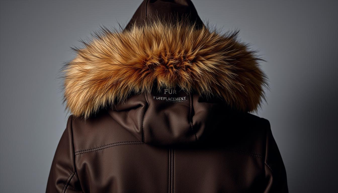 detachable fur ruff for hood